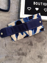 Load image into Gallery viewer, Sewl Food Studio Blue Floral Crossbody Purse & Wallet