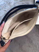 Load image into Gallery viewer, Sewl Food Studio Blue Floral Crossbody Purse & Wallet