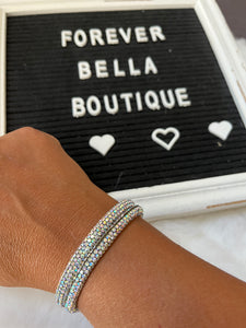 Double Strand Crystal Bracelet