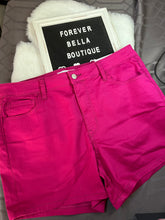 Load image into Gallery viewer, Magenta Jean Shorts
