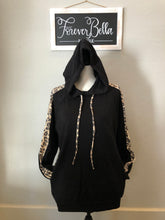 Load image into Gallery viewer, Leopard accent Hoodie
