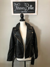Load image into Gallery viewer, Black Moto Jacket
