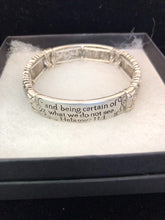 Load image into Gallery viewer, Hebrews 11:1 Stretch Bracelet
