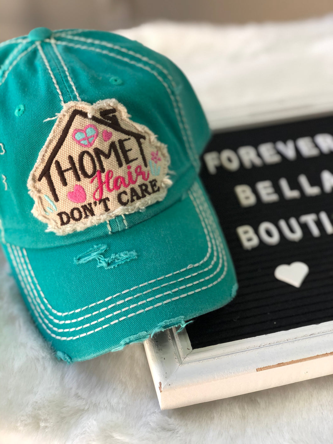 Home Hair Don’t Care Distressed Hat