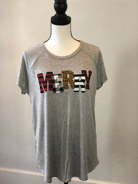 Plus size-Merry Gray Top