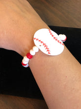 Load image into Gallery viewer, Baseball Bead Bracelet
