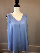 Load image into Gallery viewer, Baby Blue Chiffon Top
