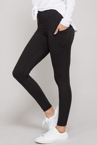 Navy Blue Leggings with Pockets