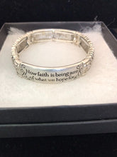 Load image into Gallery viewer, Hebrews 11:1 Stretch Bracelet
