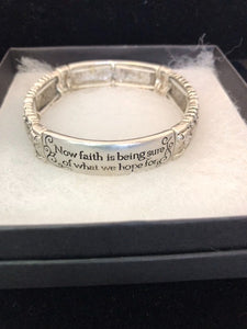 Hebrews 11:1 Stretch Bracelet