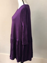 Load image into Gallery viewer, Purple Ruffle Rayon Top
