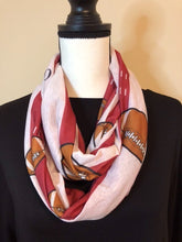 Load image into Gallery viewer, Football Infinity Scarf
