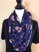 Load image into Gallery viewer, Paisley Infinity Scarf
