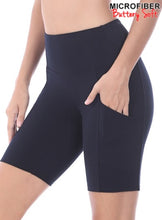 Load image into Gallery viewer, Black Yoga Shorts with Pockets
