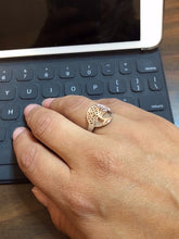 Load image into Gallery viewer, Sterling silver tree of life ring
