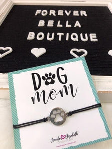 Dog Mom Adjustable Bracelet