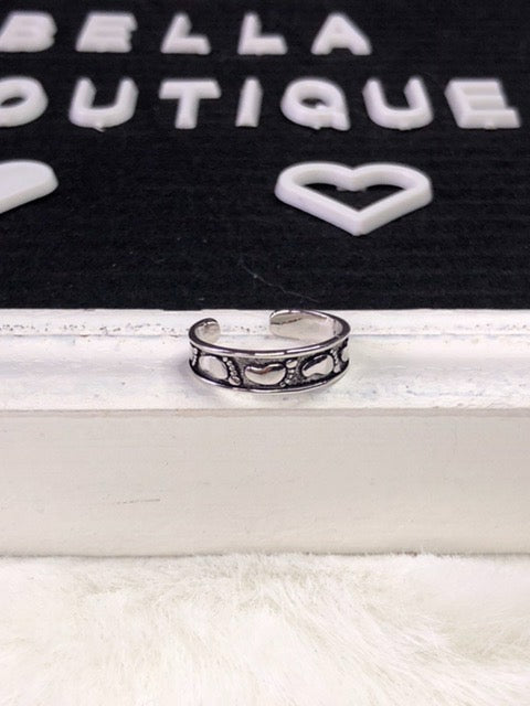 Sterling Silver Toe Ring—various designs