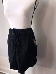 Black Linen Short-size XL