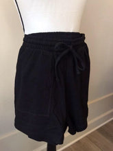 Load image into Gallery viewer, Black Cotton Shorts
