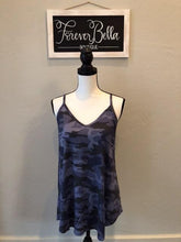 Load image into Gallery viewer, Navy Camo Reversible Cami
