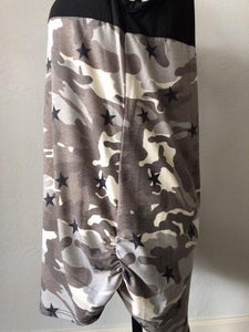 Gray Camo Sleeveless Top