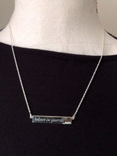 Load image into Gallery viewer, Sterling Silver ‘Believe in Yourself’ Necklace
