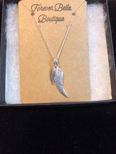 Load image into Gallery viewer, Sterling Silver Angel Wings Necklace
