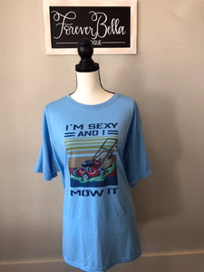 Mow It Graphic Tee-size XL