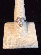 Load image into Gallery viewer, Sterling silver angel wings ring
