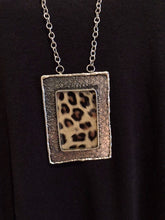 Load image into Gallery viewer, Animal print Rectangle Long Necklace
