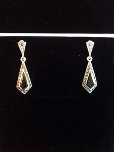 Sterling Silver Marcasite Earrings