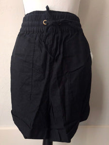 Black Linen Short-size XL