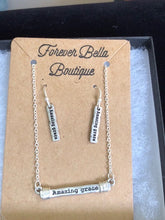 Load image into Gallery viewer, Amazing Grace Bar Necklace Set
