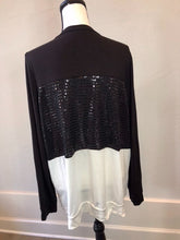 Load image into Gallery viewer, Black Sequins Plus Size Top
