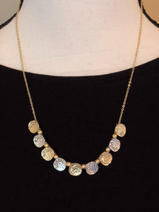 Small disc Necklace set