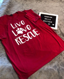 Live Love Rescue Tee